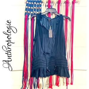 Anthropologie Ruffle Top